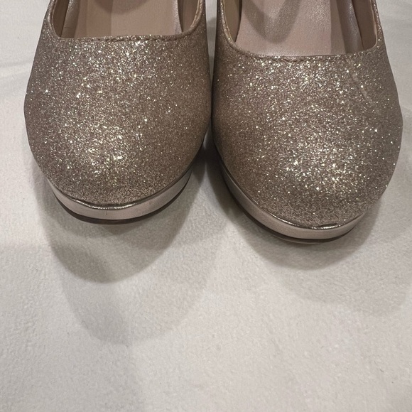 Women’s Unisa Gold Sparkle Formal High Heels Size 6 - Picture 4 of 14
